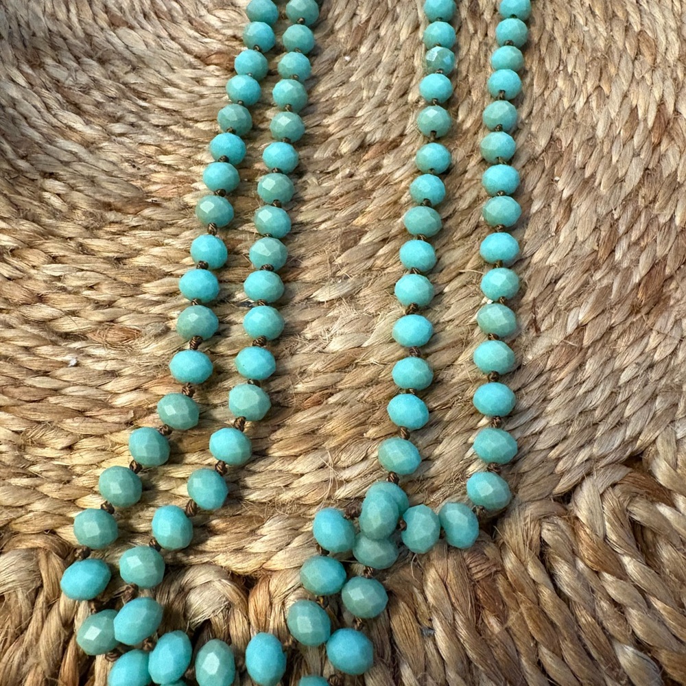 Turquoise Beaded Necklace - Picture 3 of 5